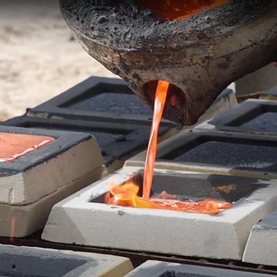 iron pour